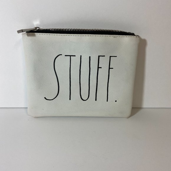 Rae Dunn Zipper Pouch STUFF. - Picture 4 of 6